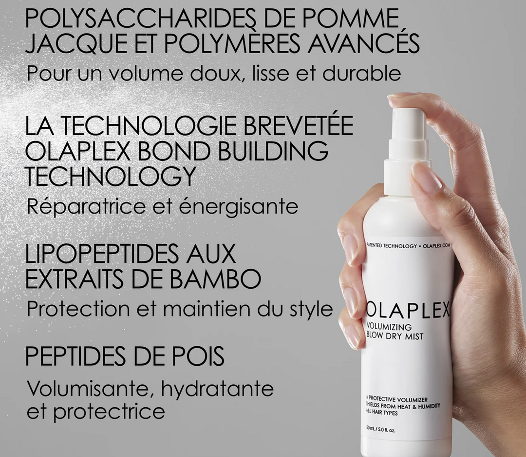 VOLUMIZING BLOW DRY MIST + BROSSE OLAPLEX OFFERTE