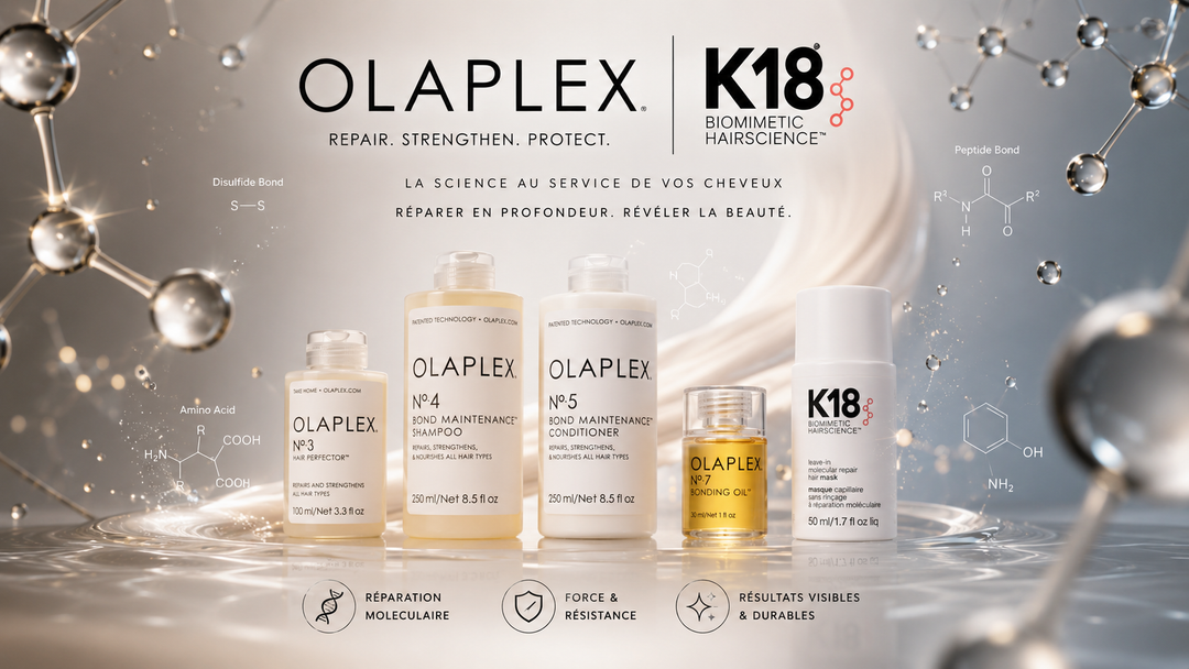 OLAPLEX ou K18 : quelle différence et lequel choisir pour réparer ses cheveux ?