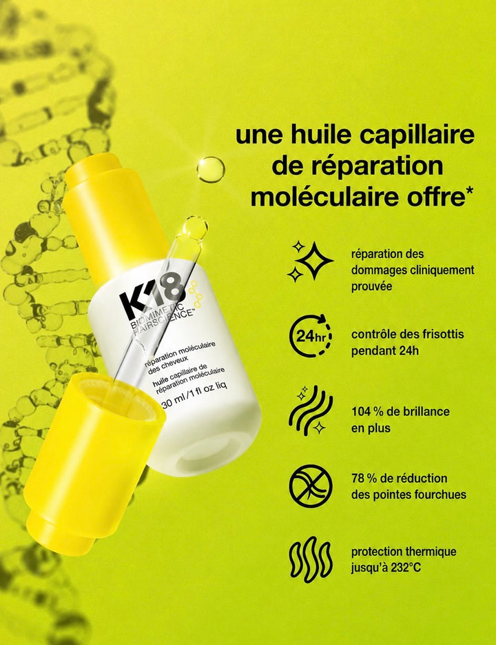 K18 Molecular Repair Hair Oil | Huile Réparatrice Moléculaire