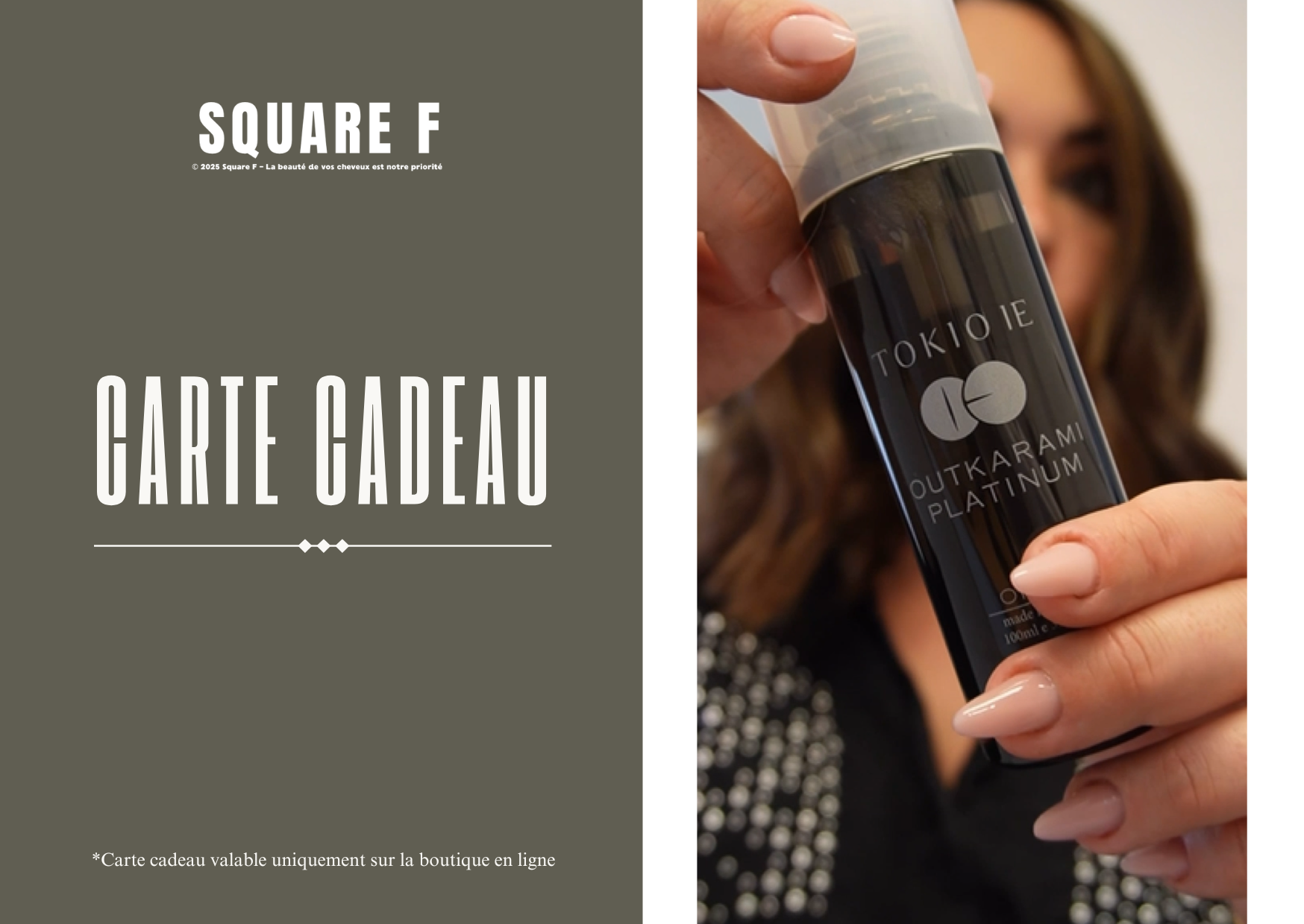 Carte cadeau SQUARE F – Square F - La beauté de vos cheveux est notre ...
