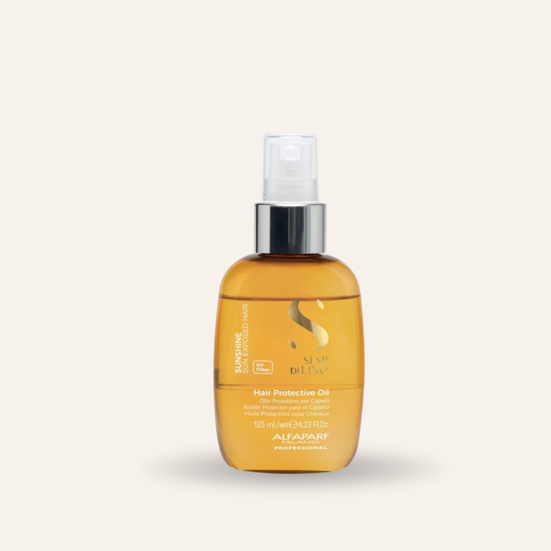 Huile Protectrice Biphasée Sunshine – Protection Soleil, Sel & Chlore