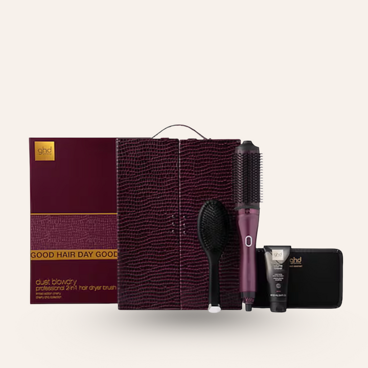 Coffret Brosse Soufflante 2-en-1 ghd Duet Blowdry - Collection ghd Cherry Chic