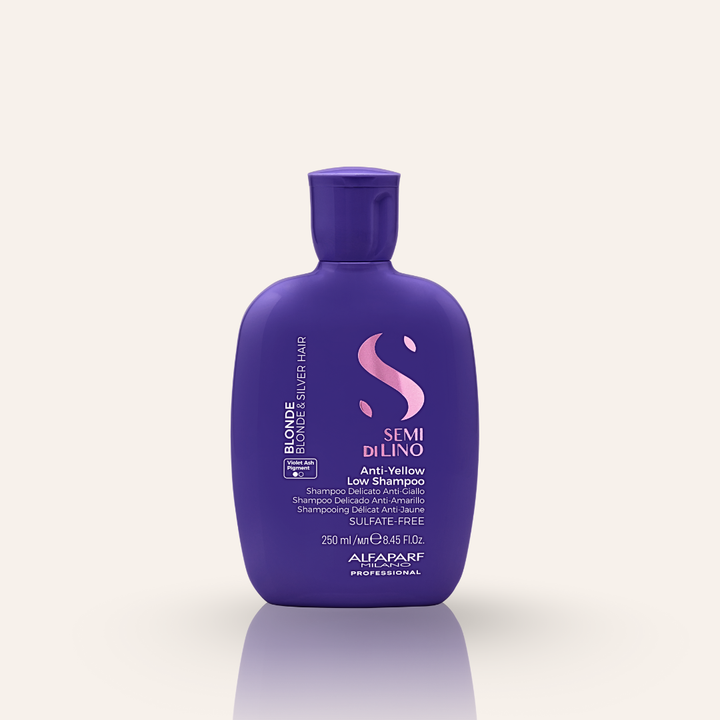 SHAMPOING ANTI-JAUNE – NEUTRALISE LES REFLETS CHAUDS | SQUARE F